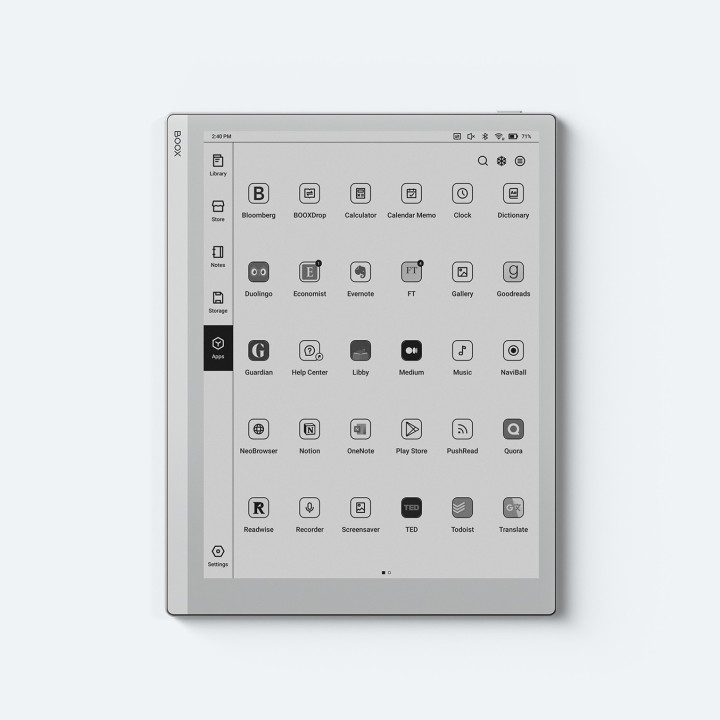 BOOX Go 10.3 Gen II Lumi / Gen 2 Lumi – ePaper Tablet with Front Light