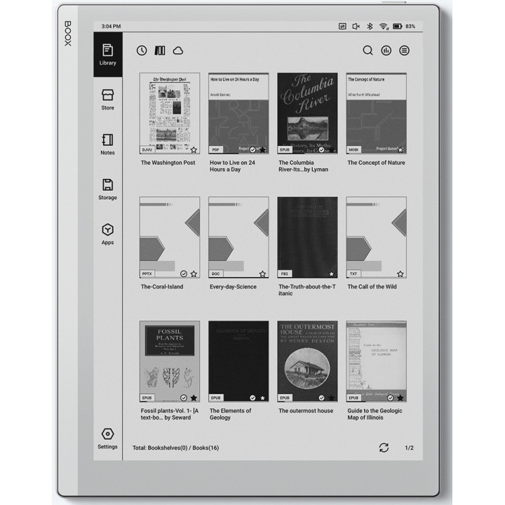 BOOX Go 10.3 Gen II Lumi / Gen 2 Lumi – ePaper Tablet with Front Light
